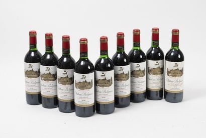 CHÂTEAU BELGRAVE
9 bottles, 1978.
Haut-Médoc.
High...
