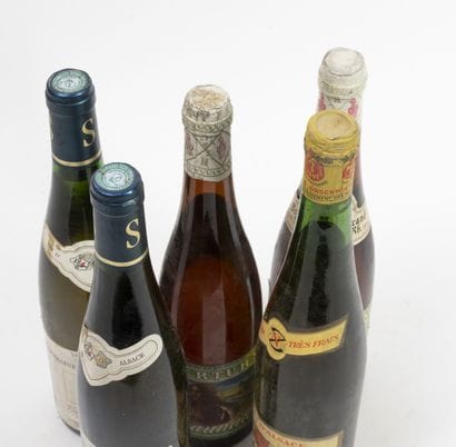 ALSACE
Domaines Schlumberger, 2 bottles 1989.
Gewurztraminer.
Rubbing...