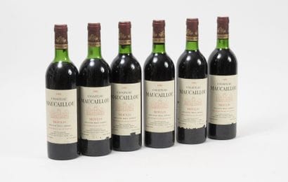 CHÂTEAU MAUCAILLOU
6 bottles 1982.
Moulis.
High...
