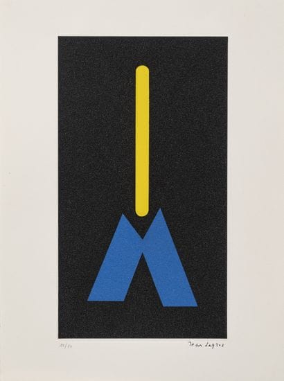 Jean LEGROS (1917-1981)
Untitled, 1973.
Stencil...