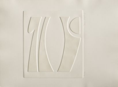 Jean LEGROS (1917-1981)
Untitled, relief.
Print...