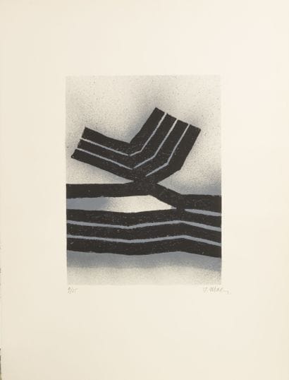Raoul UBAC (1910-1985)
Tree and fields.
Lithograph...