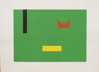 Jean LEGROS (1917-1981)
Untitled, circa 1975.
Stencil...