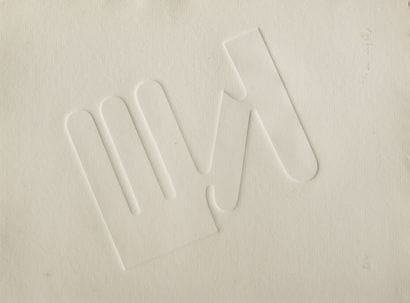 Jean LEGROS (1917-1981)
Untitled, relief.
Print...