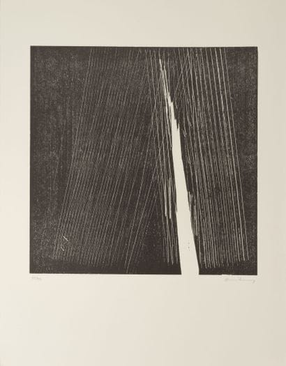 Hans HARTUNG (1904-1989)
H-18, 1973.
Wood...