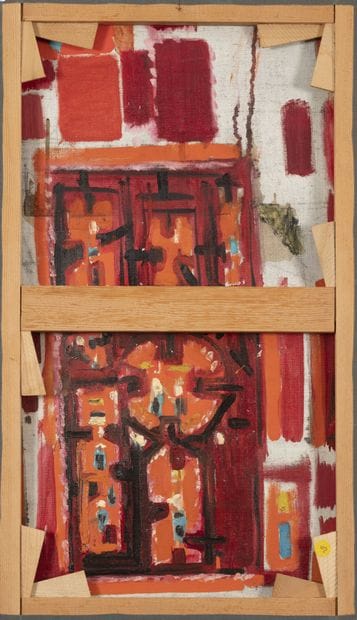 Jean LEGROS (1917-1981)
Untitled, circa 1960.
Oil...