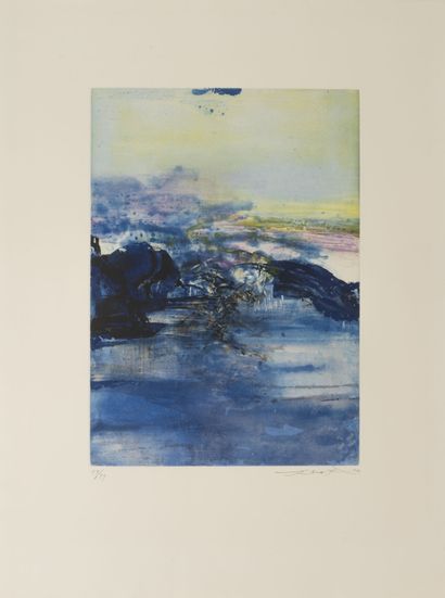 ZAO Wou-Ki (1921-2013)
Untitled, 1981.
Etching...