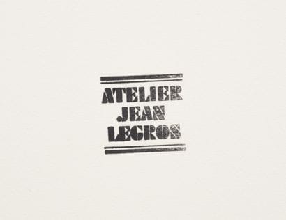 Jean LEGROS (1917-1981)
Untitled, circa 1975.
Stencil...