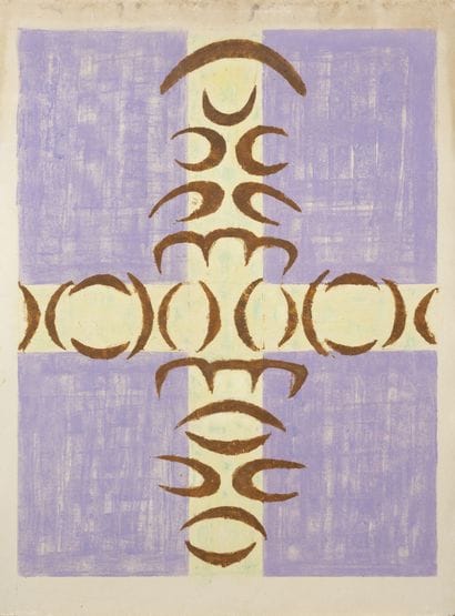 Jean LEGROS (1917-1981)
Untitled.
Gouache...