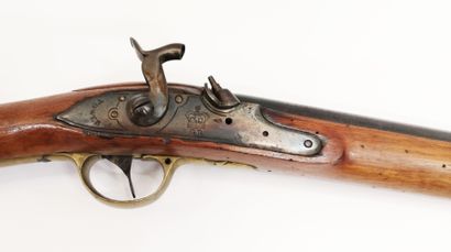 ANGLETERRE
Fusil de guerre à silex, modifié...