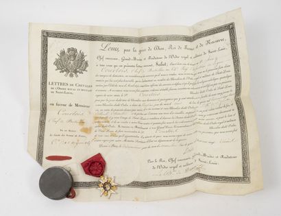 FRANCE, époque Restauration
Ordre royal et...