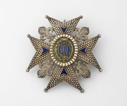 ESPAGNE 
Ordre de Charles III.
Plaque de...
