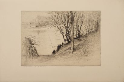 Edgar CHAHINE (1874-1947)
Conflant, the Seine...