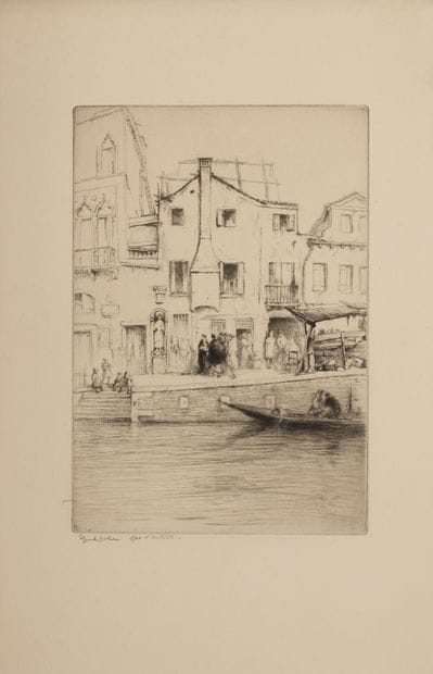 Edgar CHAHINE (1874-1947)
Venice, Riva san...