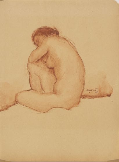Georges GOBO (1876-1958)
Two studies of female...