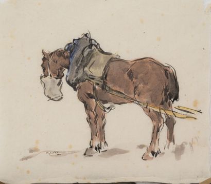Georges GOBO (1876-1958)
Two studies of a...