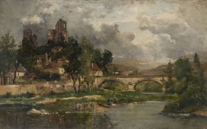 Maurice PARIS 
The bridge and the old castle...