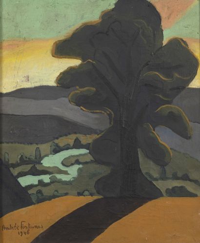 Andrée FONTAINAS (XXème siècle)
Landscape...
