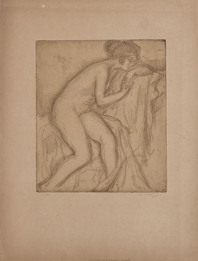 Georges GOBO (1876-1958)
Woman with joined...