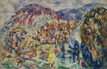 René MORERE (1907-1942)
Autumn landscape,...