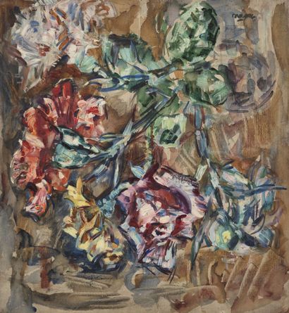 René MORERE (1907-1942)
Autumn landscape,...