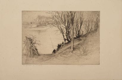 Edgar CHAHINE (1874-1947)
Conflant, the Seine...