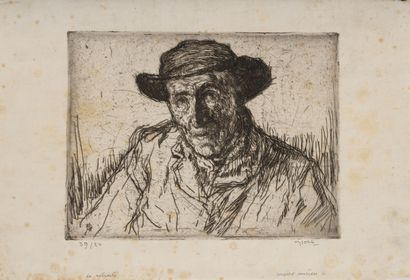 Georges GOBO (1876-1958)
Lot of four etchings...
