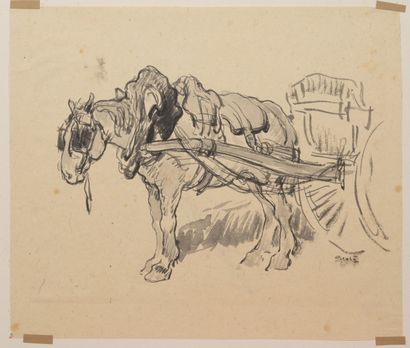 Georges GOBO (1876-1958)
Two studies of a...
