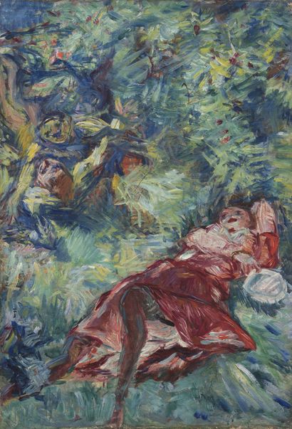 René MORERE (1907-1942)
Woman lying under...