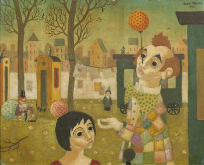 Alain THOMAS (1942)
The clown with the balloon,...