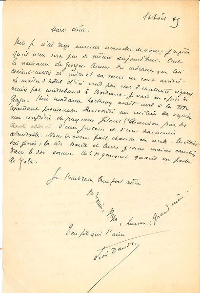 Léon DAUDET (1867-1942)
16 L.A.S. 