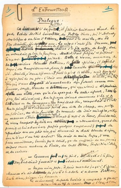 Léon DAUDET (1867-1942)
Autograph manuscript...