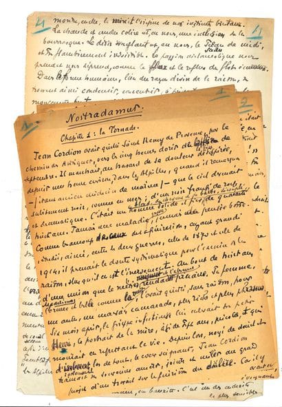 Léon DAUDET (1867-1942)
Autograph manuscript...