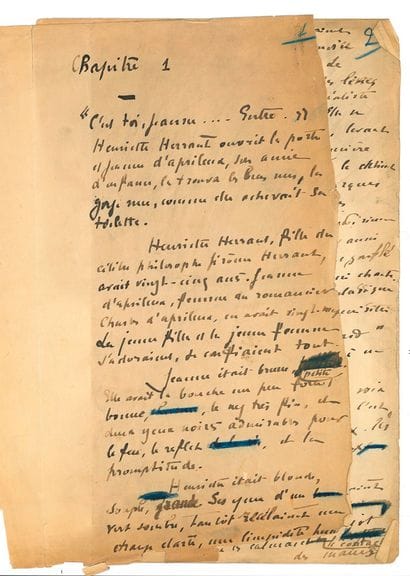 Léon DAUDET (1867-1942)
Autograph manuscript...