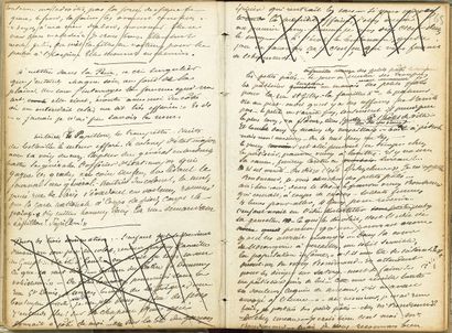 Alphonse DAUDET (1840-1897)
Autograph notebook,...