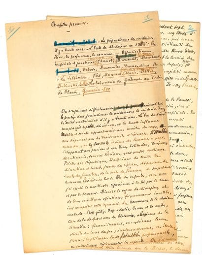 Léon DAUDET (1867-1942)
Autograph manuscript...