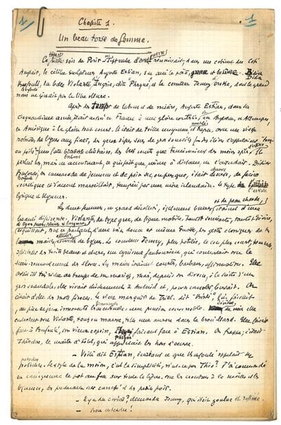 Léon DAUDET (1867-1942)
Autograph manuscript...