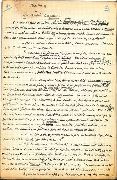 Léon DAUDET (1867-1942)
Autograph manuscript...
