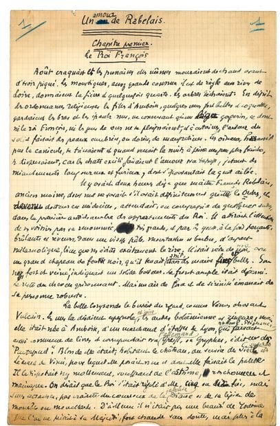 Léon DAUDET (1867-1942)
Autograph manuscript...
