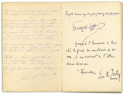 ALBUM AMICORUM, 1894-1899
Notebook in-12...