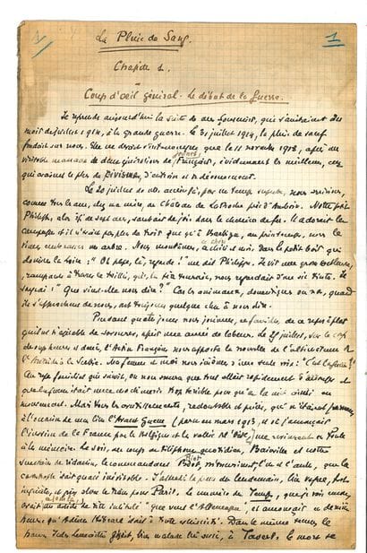 Léon DAUDET (1867-1942)
Autograph manuscript...