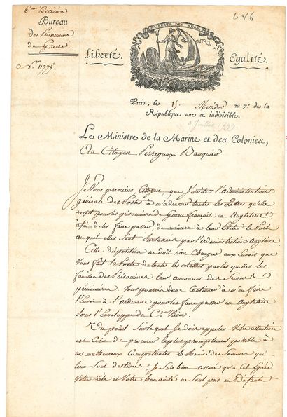 Charles-Maurice de TALLEYRAND (1754-1838)
L.S.,...