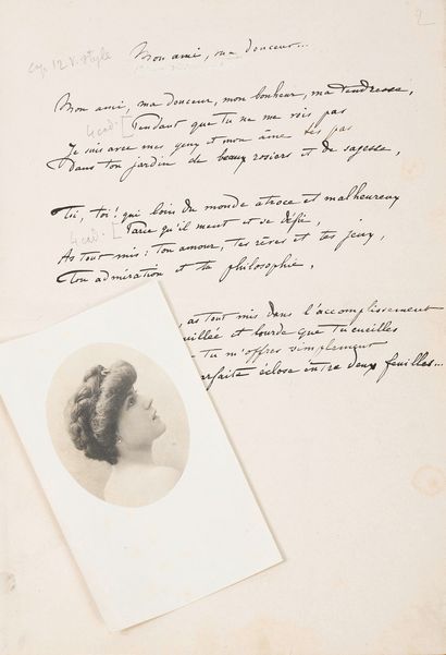 Lucie DELARUE MARDRUS (1874-1945)
Autograph...