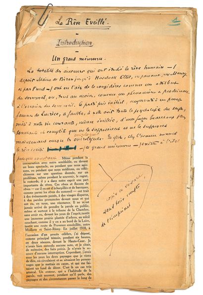 Léon DAUDET (1867-1942)
Autograph manuscript,...