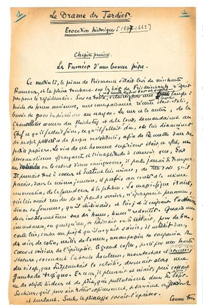 Léon DAUDET (1867-1942)
Autograph manuscript...