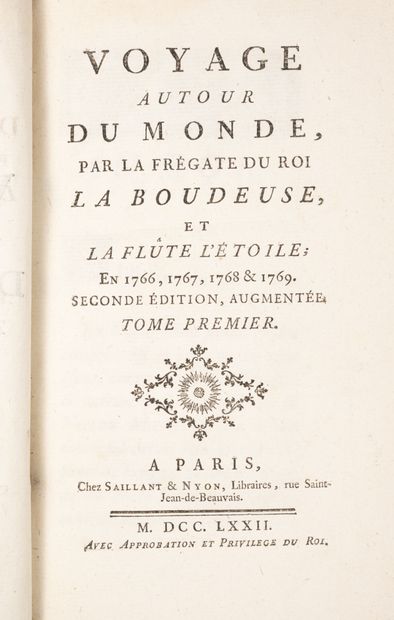 BOUGAINVILLE Louis Antoine de (1729-1811)
Voyage...