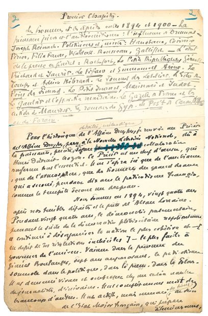 Léon DAUDET (1867-1942)
Autograph manuscript...