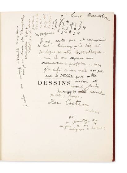 COCTEAU Jean (1889-1963)
Drawings (Librairie...
