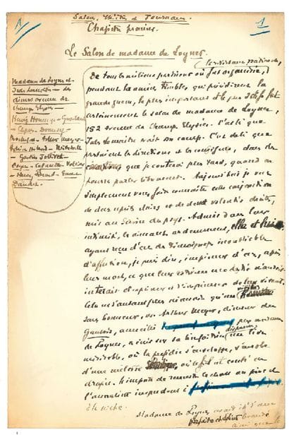 Léon DAUDET (1867-1942)
Autograph manuscript...