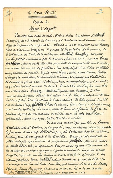 Léon DAUDET (1867-1942)
Autograph manuscript,...